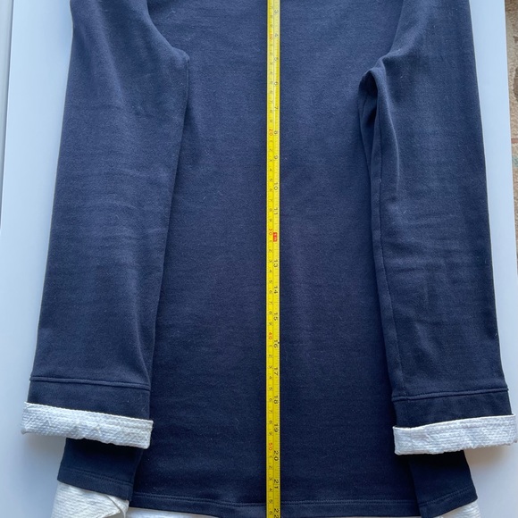 Loft, Navy blue top, 100% Cotton - Picture 8 of 9